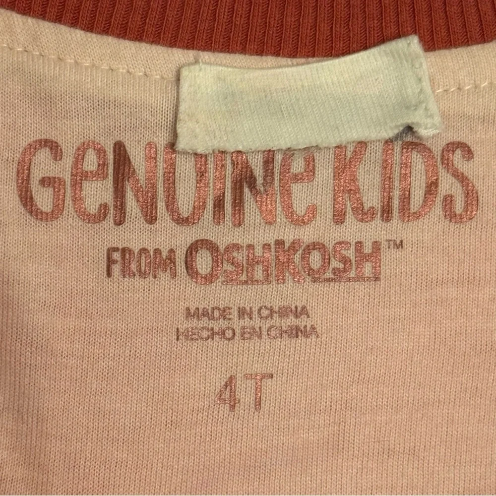 7 For All Mankind Denim Jacket + OshKosh Pink Bomber Girls 4T Jacket Bundle